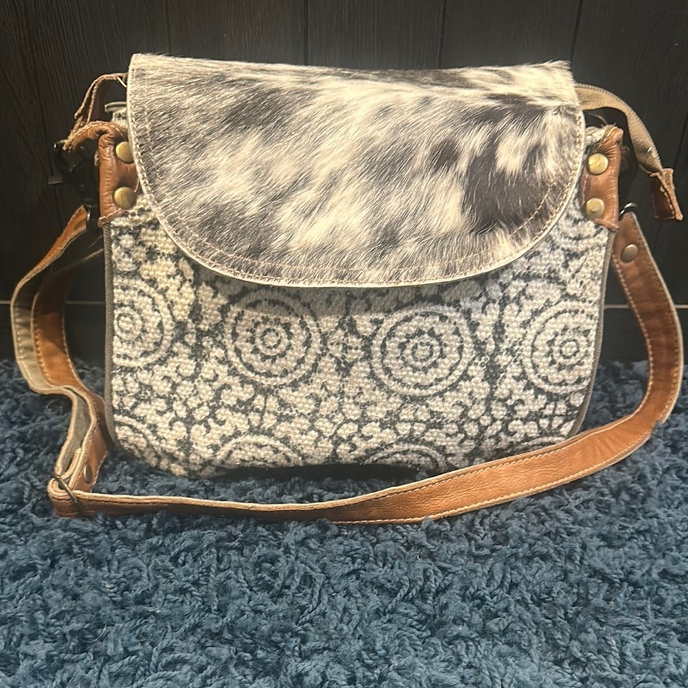 Myra Bag Crossbody Bag with Leather Strap